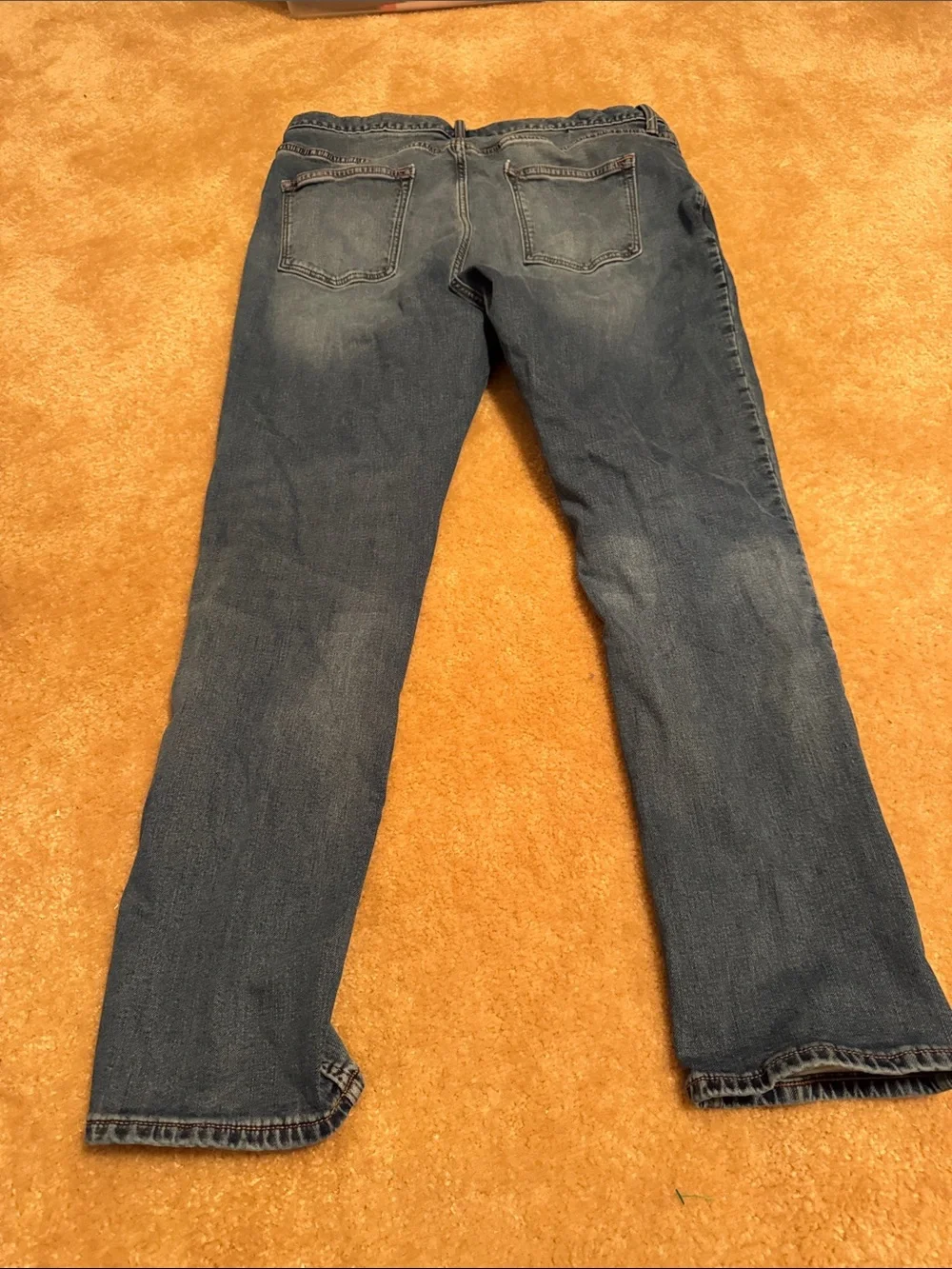 Old Navy Straight Leg Denim Jeans in Faded Blue Size 36 x 30